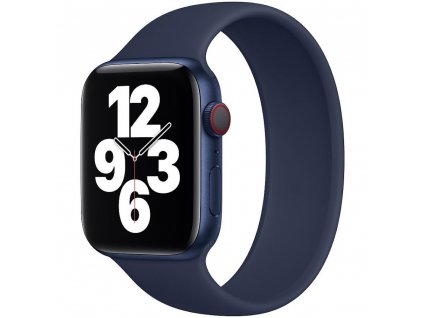 Innocent Silicone Solo Loop Apple Watch Band 42/44/45/49mm - Navy Blue - S (137mm)