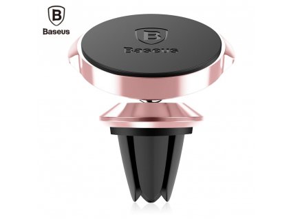 Baseus Small Vent Clip Ears Series Magnetic Suction Bracket - Rose gold