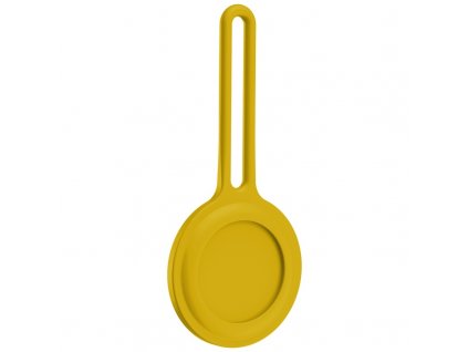 8658 innocent silicone side case for airtag yellow