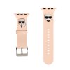 19701 karl lagerfeld karl and choupette head apple watch band 42 44 45mm pink