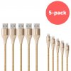 2655 innocent flash fastcharge lightning cable 1 5m 5 pack gold