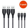 3696 innocent magic duratek lightning cable 1 5m 3 pack black