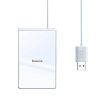 Baseus Ultra-thin Card Qi Wireless Charger 15W - White
