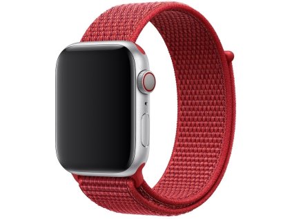 1515 innocent fabric loop apple watch band 38 40 41 mm red