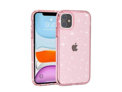 5556 innocent crystal glitter pro case iphone 11 pro max ruzovy