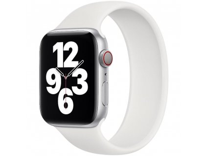 6807 innocent silikonovy remienok apple watch solo loop 42 44 45 49 mm biely l 170 mm