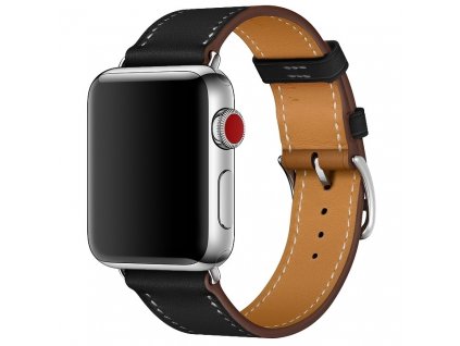 10512 innocent klasicky remienok s prackou apple watch 38 40 41 mm cierny