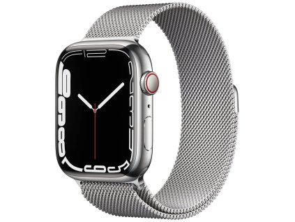 22416 apple watch series 7 gps 45mm silver stainless steel preowned a