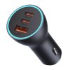 eng pl Baseus Golden Contactor Car charger 2x USB C 1x USB 65W šedá 25289 5