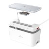 eng pl Power strip with organizer 5x AC 3x USB LDNIO SN5309W 2500W white 28591 5