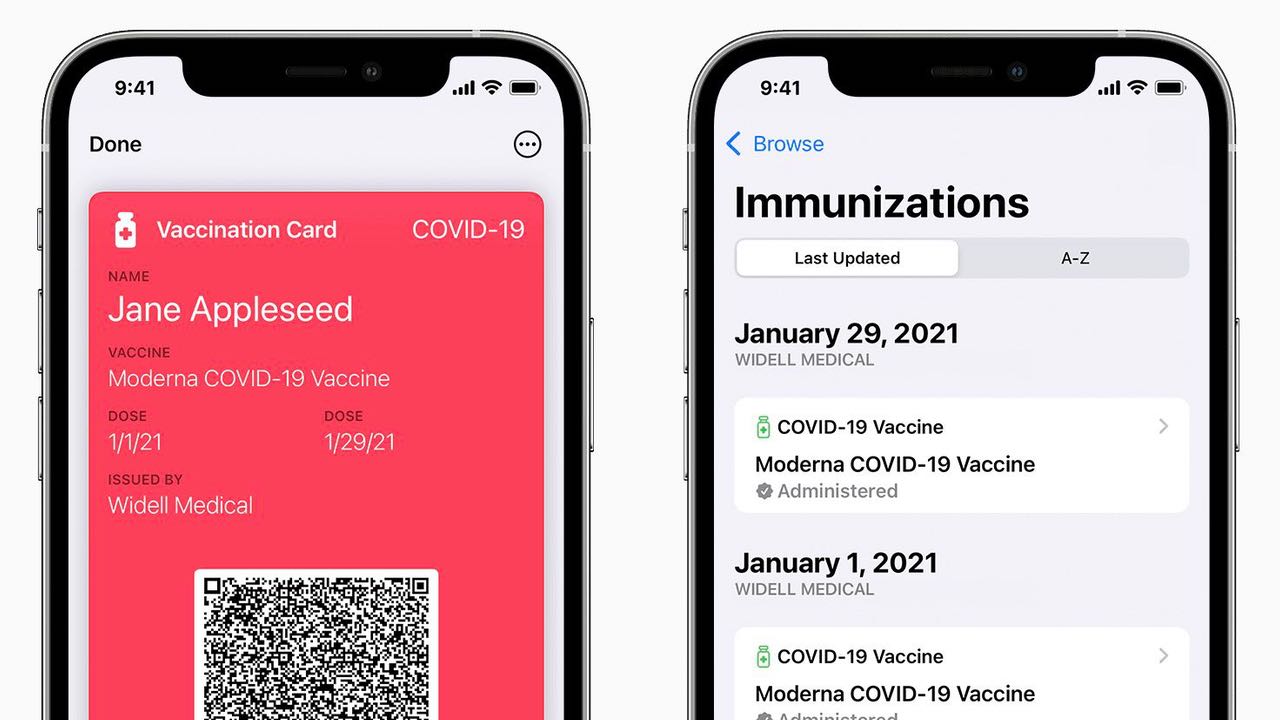Az iOS 15.4 lehetővé teszi az uniós polgárok számára, hogy COVID-19 oltási tanúsítványokat adjanak a Wallet alkalmazáshoz