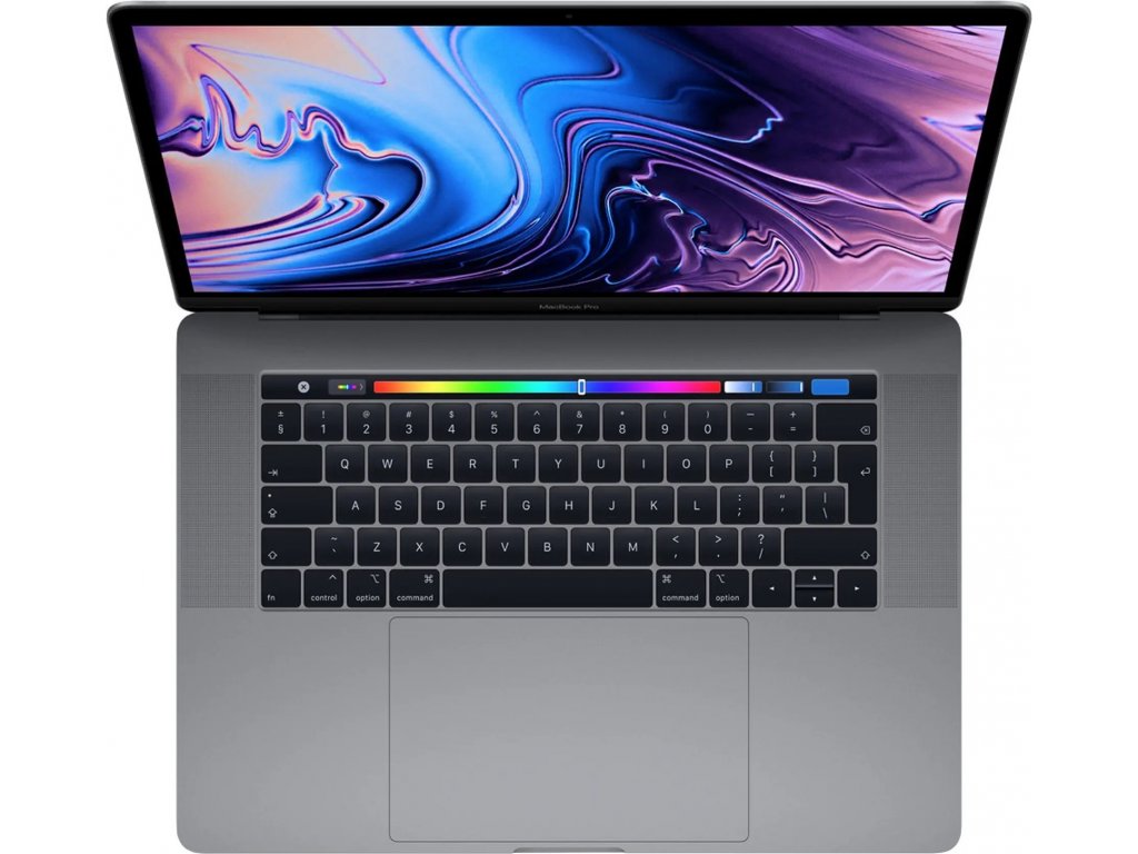 24832 apple macbook pro 15 palcovy mid 2018 touch bar space gray 2 6 ghz 6 jadrovy i7 i7 8850h radeon pro 560x 16 gb ram 512 gb ssd a1990 emc 3215 us layout grade a