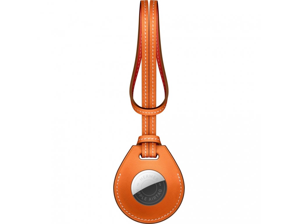 312 innocent luxury loop case for airtag orange