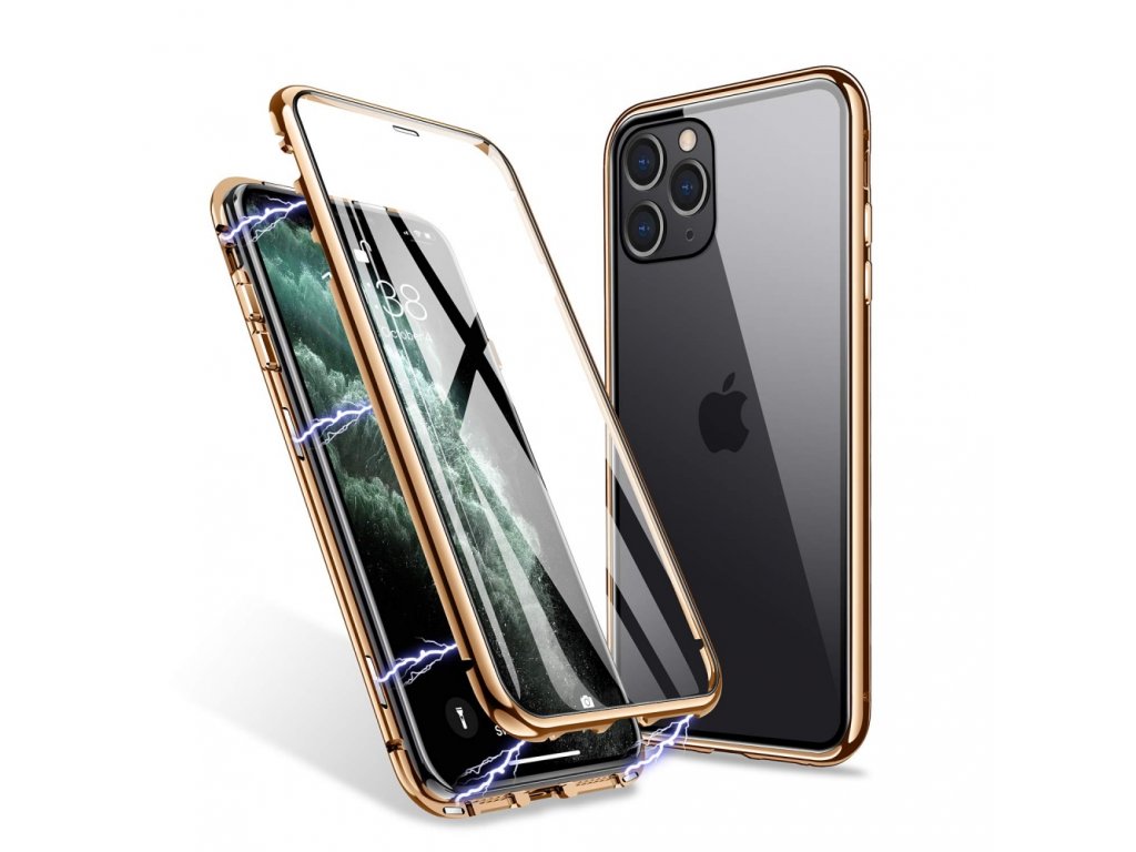 Innocent Durable Magnetic Pro Case 9H iPhone XS Max - Gold
