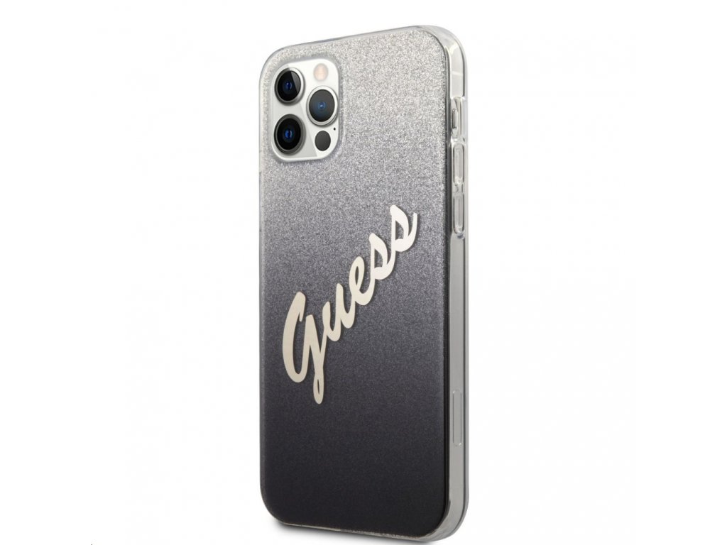 8391 guess vintage gradient case iphone 12 pro max black