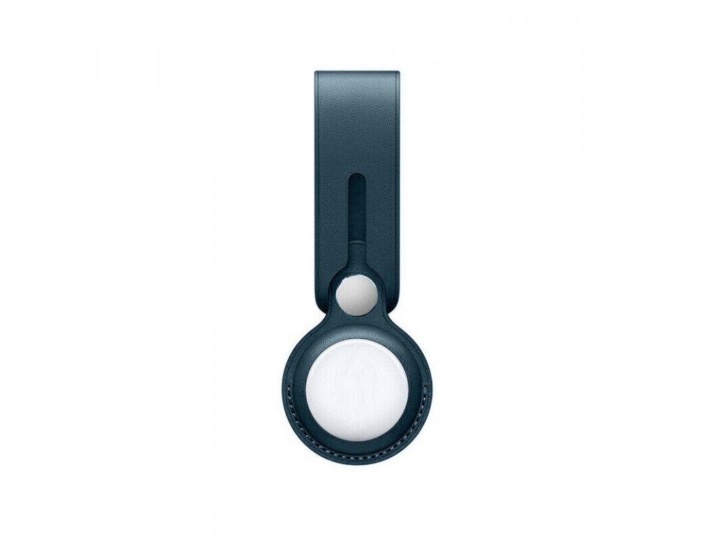 8751 innocent leather loop case for airtag navy blue