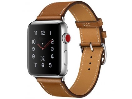 10227 innocent classic buckle apple watch band 38 40 41 mm brown