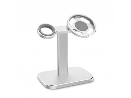 15639 innocent magsafe aluminium iphone watch pro stand silver