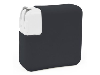 1602 silicone macbook charger case for 12 and air 13 retina black