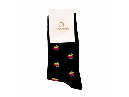 1986 innocent isocks apple retro 8bit black size 42 46