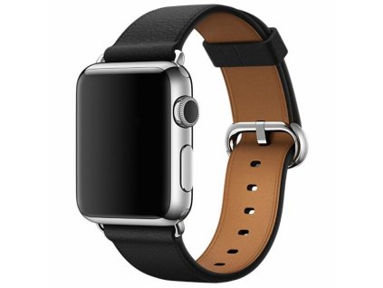 2340 innocent modern buckle band apple watch 40 41 42mm black