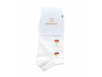 2490 innocent mini isocks apple retro 8bit white size 37 41