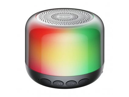 eng pl Transparent RGB Wireless Speaker Joyroom JR ML03 black 29402 2