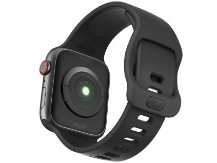 3861 innocent sport silicone apple watch band 40 41 42mm black