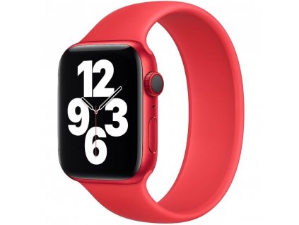 6867 innocent silicone solo loop apple watch band 40 41 42mm red m 143mm