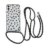 Innocent Silicone Black Dotted Case with Lanyard - iPhone 12 Pro Max