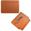 WiWU PU bőrből készült vékony bőr Pro tok MacBook 14" MagSafe MacBookhoz - Barna
