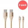 2643 innocent flash fastcharge lightning cable 1 5m 2 pack gold