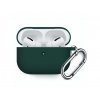 25556 innocent california silicone airpods pro 22 case with carabiner midnight green