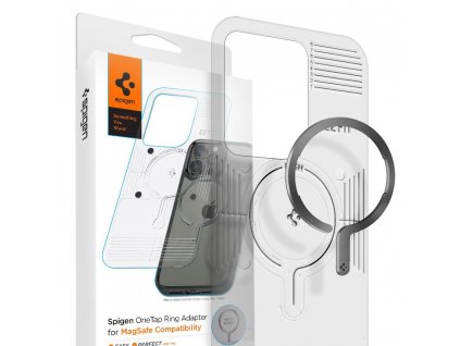 Spigen OneTap Ring Adapter to MagSafe Compatibility - Matte Black