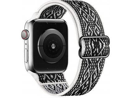 Innocent Sport Fit Apple Watch Band 38/40/41mm - Black/White Geometric