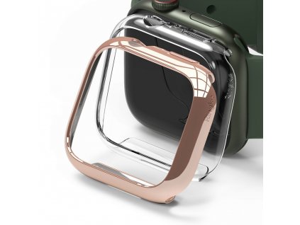 Ringke Slim Case for Apple Watch 41mm - Rose Gold & Clear