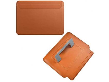 WiWU PU Leather Slim Skin Pro Sleeve for MacBook 16" MagSafe - Brown