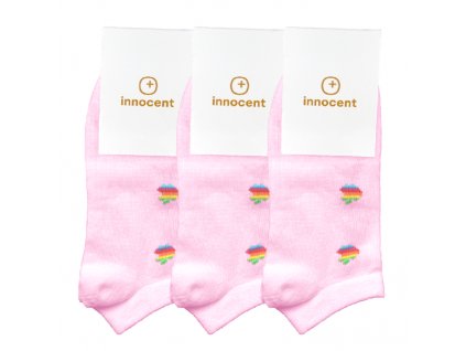 Innocent Mini iSocks Apple Retro 8bit Size: 37-41 3-pack Pink