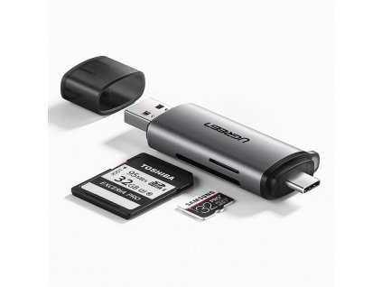 UGREEN USB + USB-C Adapter Card Reader SD + microSD
