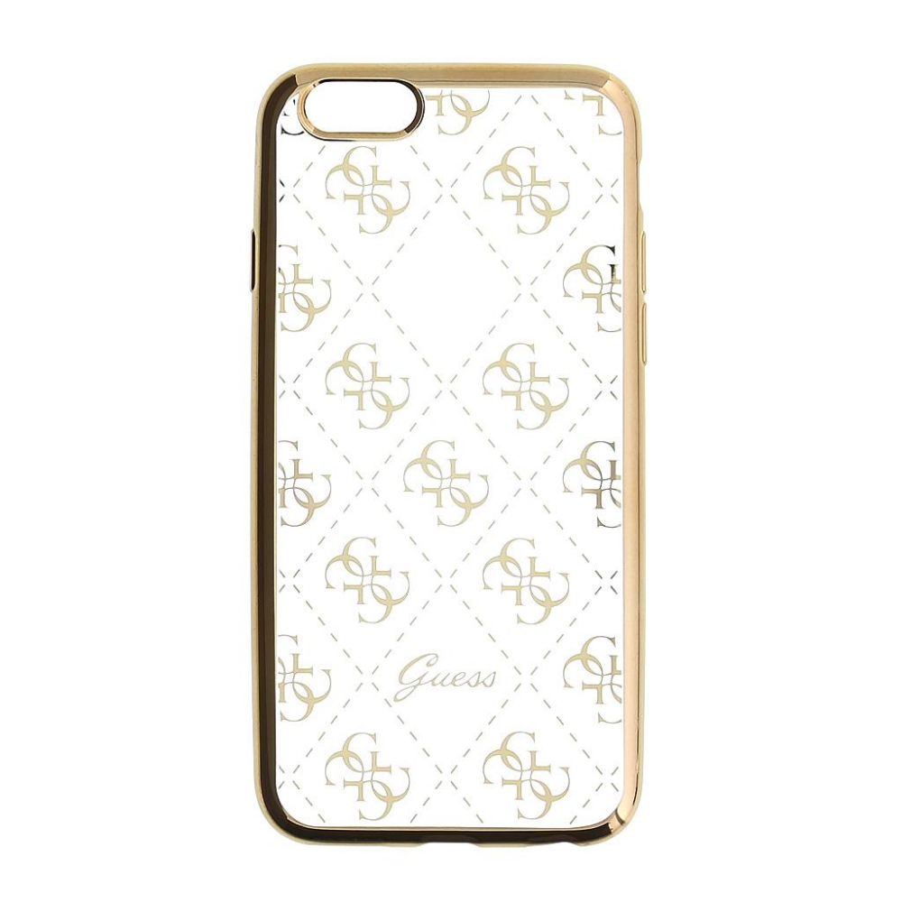 Guess 4G TPU obal iPhone SE/5s/5 - Zlatý