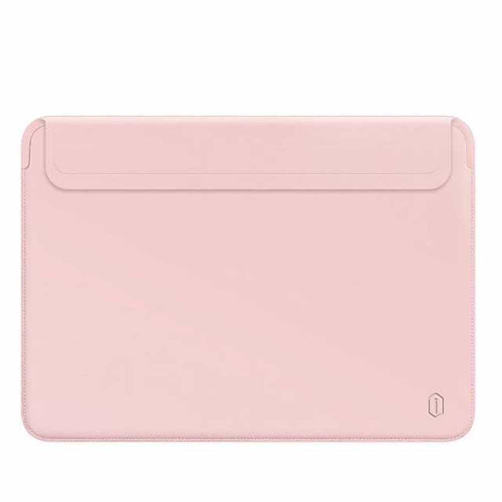 WiWu PU Leather Carry HandCraft Sleeve MacBook Pro 13" USB-C / Air Retina - Pink