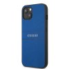 Guess PU Leather Saffiano Case iPhone 13 - Blue