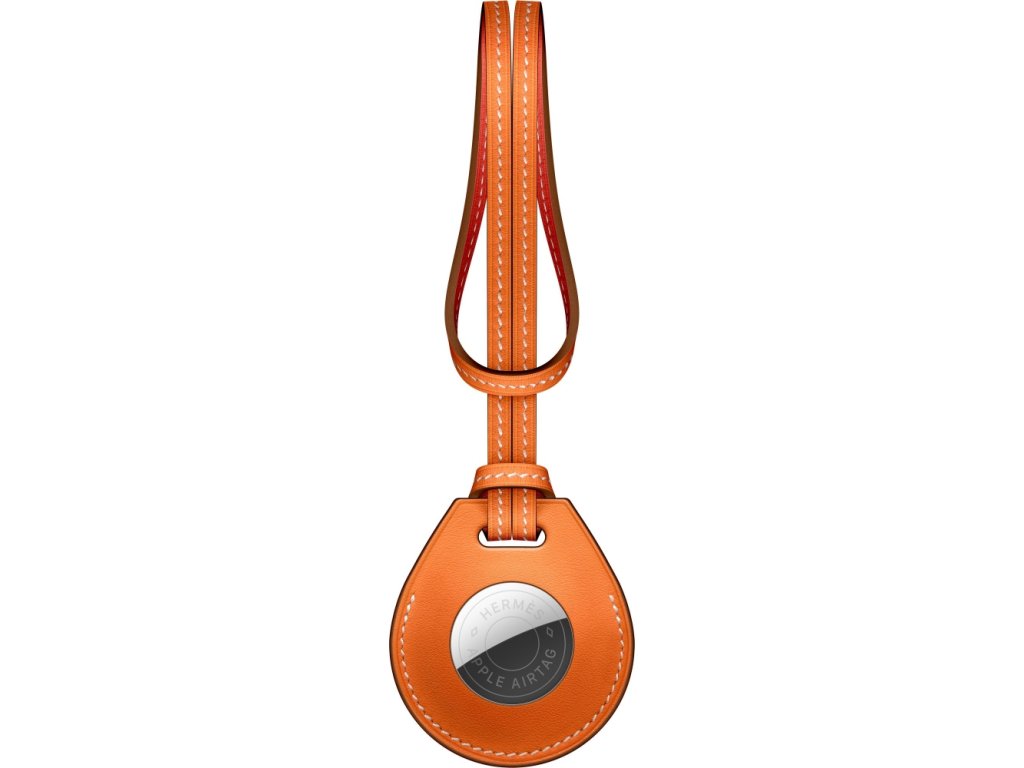 312 innocent luxury loop case for airtag orange