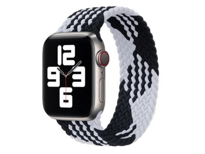 Innocent Braided Solo Loop Apple Watch Band 42/44/45/49mm - Zebra - L (172MM)
