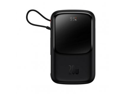 eng pl Powerbank Baseus Qpow Pro with Lightning cable USB C USB 10000mAh 20W black 24370 1
