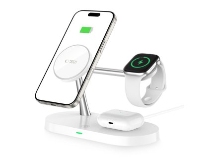 27089 tech protect a12 3in1 magsafe wireless charger white