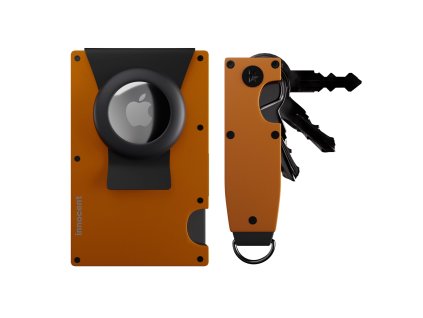 27188 12 innocent smart airtag clip wallet keycase orange
