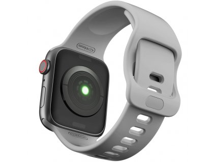 3864 innocent sportovy silikonovy remienok na hodinky apple watch 38 40 41 mm sivy