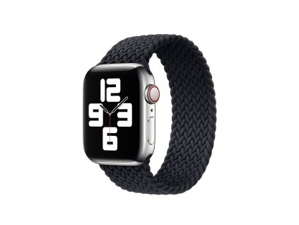 Innocent Braided Solo Loop Apple Watch Band 42/44/45/49mm - Black - L (172mm)