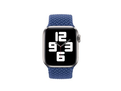 Innocent Braided Solo Loop Apple Watch Band 42/44/45/49mm - Navy Blue - L (172mm)
